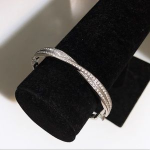 Swarovski Silver Edith Bangle